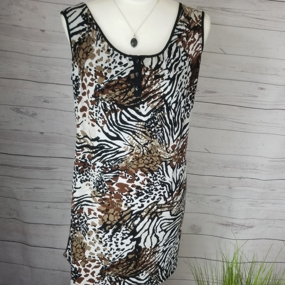 Miss Tina animal print dress